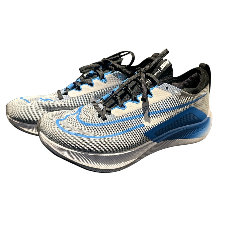 Nike Zoom Fly 4 Men's Size 7 Grey Blue Running Sneakers CT2392-005